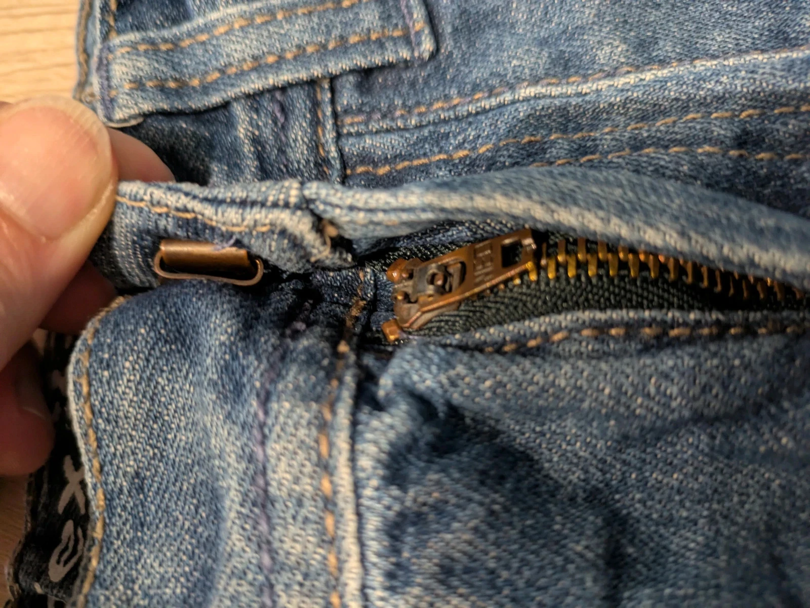 Short jeans taille 3/4 ans – photo 7